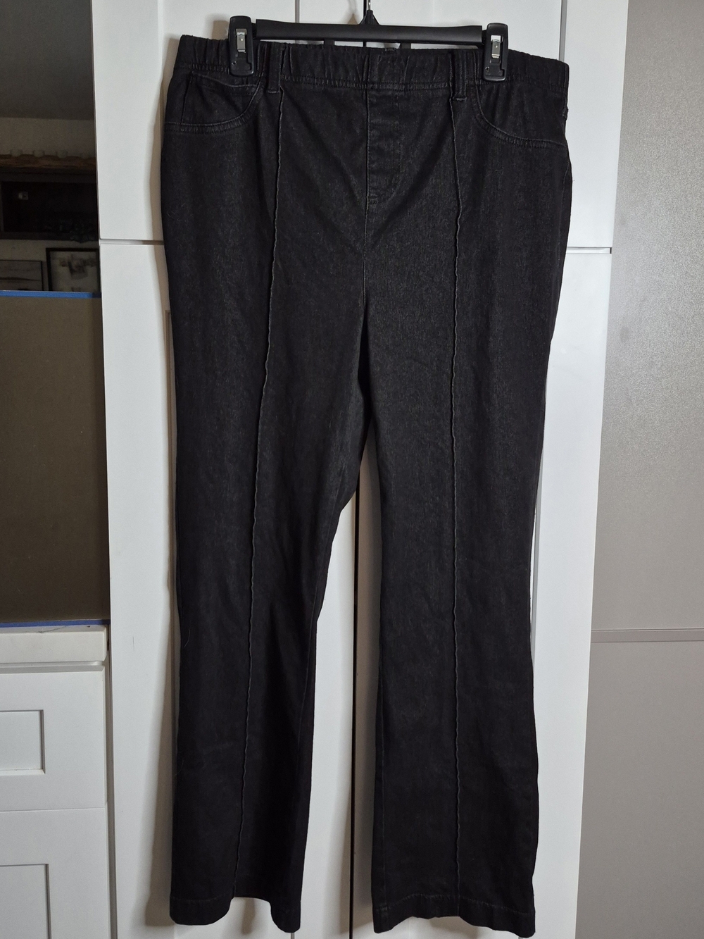 SERRA Straight Leg Cotton Blend Pants
